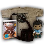 Uncharted 3-Fanpaket mit Spiel, T-Shirt, Tasche und Schl�sselanh�nger