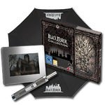 Limitierte Black Mirror Collection, Digitaler Bilderrahmen, Zippo, Regenschirm