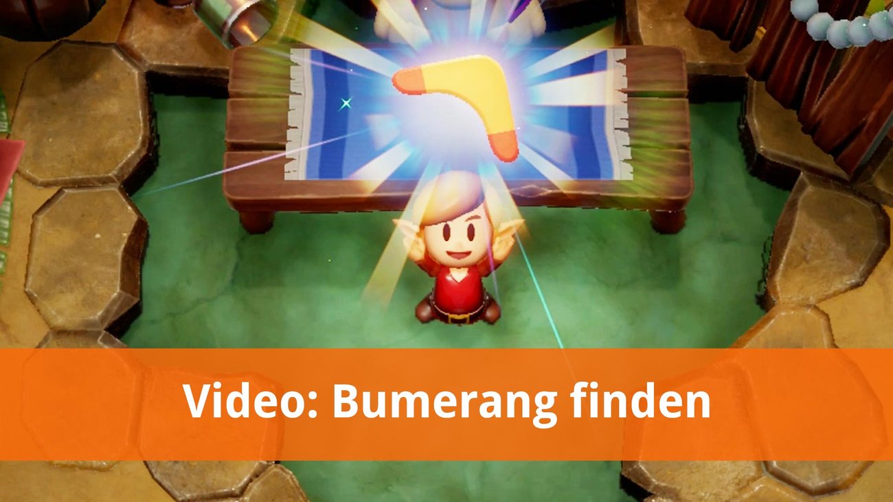 Zelda: Link's Awakening | Fundort des Bumerangs