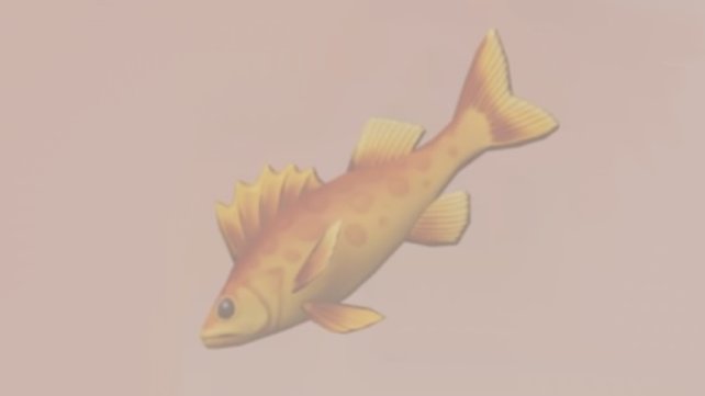 Der Zander ist ein seltener Fisch in Disney Dreamlight Valley (Quelle: Screenshot spieletipps).