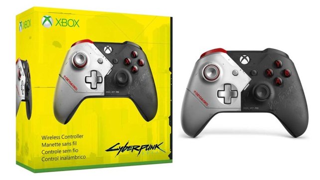 Bereits im Vorfeld tauchte ein "Xbox One X"-Controller im "Cyberpunk 2077"-Design auf. Folgt jetzt die offizielle Ankündigung? 