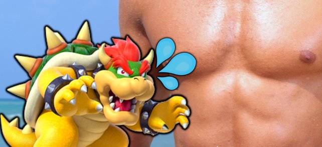 Bowser fürchtet sich vor nackten Männerkörpern. (Bild: Nintendo, Getty Images / carlosrojas20)