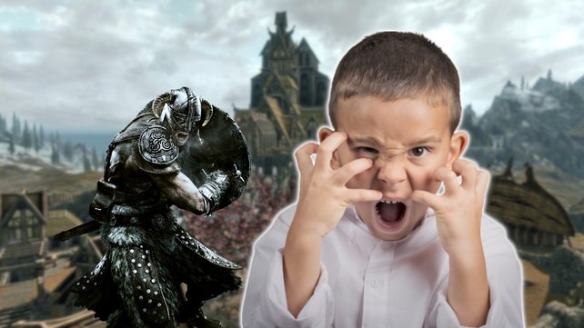 Ein Skyrim-Spieler lernt, dass er seinem Sohn nicht vertrauen kann. Bildquelle: Getty Images/ SIphotography