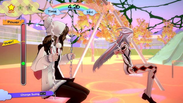 Of course, no anime game should be without funny mini-games.  (Image: Spike Chunsoft)