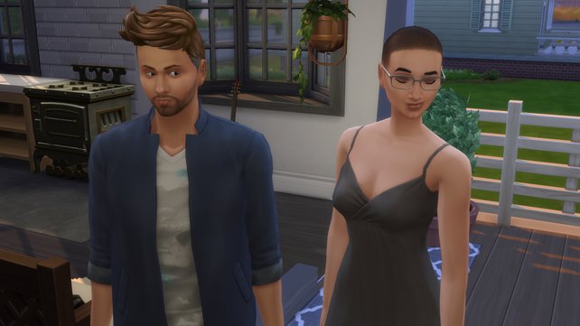 Unangebrachte Flirts unter Verwandten sind zum Glück wieder vorbei in Die Sims 4. (Bildquelle: spieletipps, Electronic Arts)