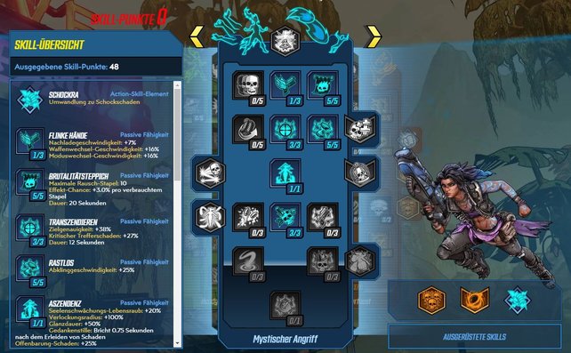 Den Build verfeinert ihr mit diesen Skills aus „Mystischer Angriff“.