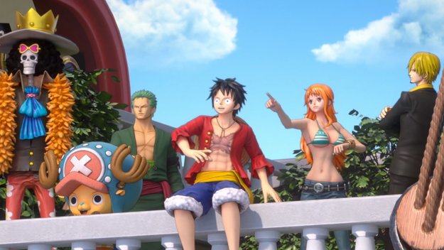 In One Piece Odyssey dürft ihr verschiedene Charaktere der Strohhutbande steuern. (Bildquelle: Screenshot spieletipps)