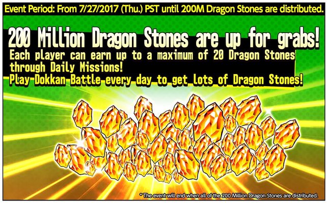 Es gibt viele Events, die euch mit Dragon Stones belohnen. Schaut immer mal wieder rein!