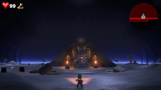 Ein Pyramidenausflug in einem Hotel? Luigi's Mansion 3 macht es möglich.