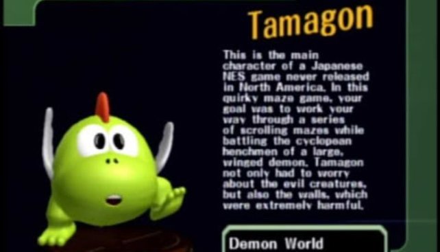 Miyamoto lässt sich mit ziemlicher Sicherheit inspirieren von seiner eigenen Schöpfung Tamagon, dem Star aus Devil World (Famicom, 1984). Super Smash Bros. hat die Figur Jahrzehnte später mit Polygonen eingekleidet.