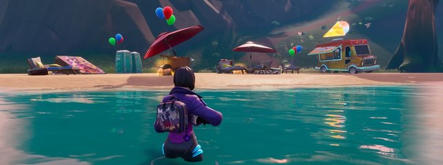 fortnite hier finden die beach partys statt - fortnite season 9 woche 6 brennpunkte