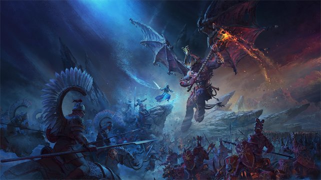 In Total War: Warhammer 3 wird es noch eine weitere Fraktion, nämlich die der Dämonen geben. (Bild: Sega)