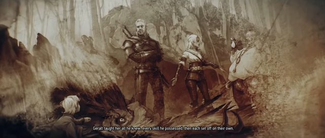 Gibt es ein „Happy End“ für Geralt und Ciri? (Quelle: Screenshot spieletipps.de)