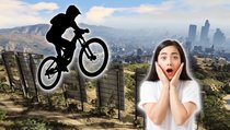 Fans bewundern verrückten Fahrrad-Stunt