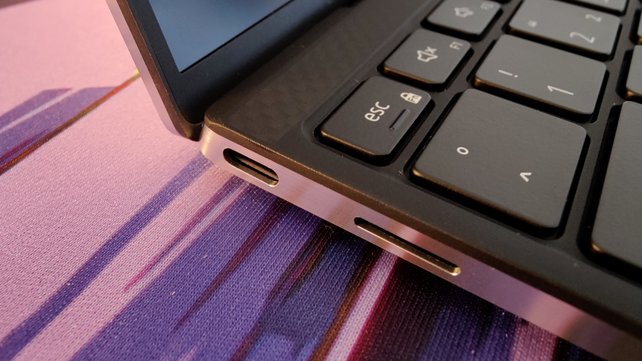 Viele moderne Laptops besitzen nur so einen USB-C-Anschluss.