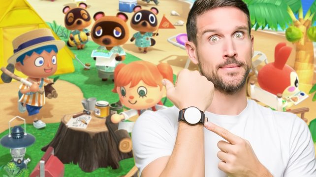 Die Zeit rennt! Ihr könnt Animal Crossing: New Horizons nur noch 38 Jahre lang spielen. (Bild: Nintendo & GettyImages/AaronAmat)