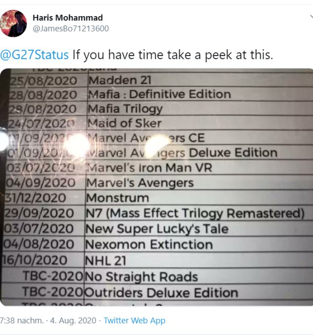 Laut dieser Liste erscheint das Mass Effect Remaster am 29. September 2020.