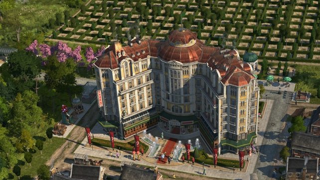 Das Grand Hotel stellt für bis zu 500 Touristen eine Übernachtungsmöglichkeit dar. (Quelle: Screenshot spieletipps)
