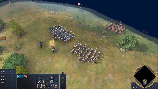 Age of Empires 4 | Fighting uphill is a tremendous advantage If you are "uphill", then you have a direct advantage. This is particularly worthwhile for archers.