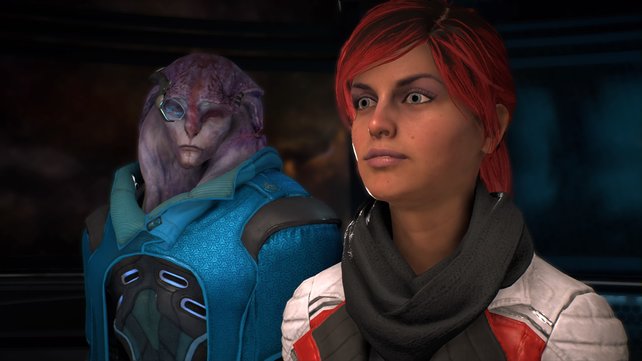 Sara Ryder und Jaal - ein künftiges Liebespaar in Mass Effect - Andromeda?