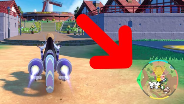Auf der Minimap haben sich die Symbole dreier noch unbekannter Pokémon versteckt. (Bild: Nintendo / Pixabay – TukTUkDesign)