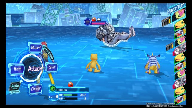 Im nördlichsten Areal von Kowloon Lv. 1 trefft ihr auf dieses ominöse Digimon.