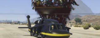 GTA 5: Ein Helikopter gegen 100 Leute im Video