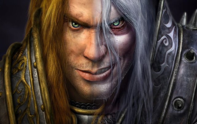 In Warcraft 3 und The Frozen Throne wandelt sich Arthas vom strahlenden Helden hin zum absoluten Bösewicht. Quelle: Activision Blizzard.