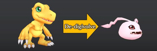 De-digivolution macht eure Digimon zwar schwächer (auch im Aussehen), allerdings wird das Levelcap auch hier angehoben.