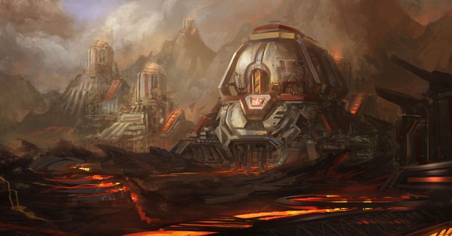 Konzeptzeichnung zu Starcraft 2 - Heart of the Swarm: Der Name brauchte schon damals keine anderen Zugpferde.