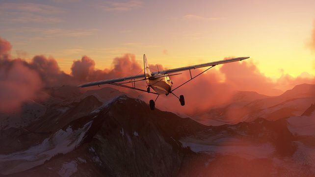 Über den Wolken: Schon bald könnt ihr den Microsoft Flight Simulator selbst ausprobieren.