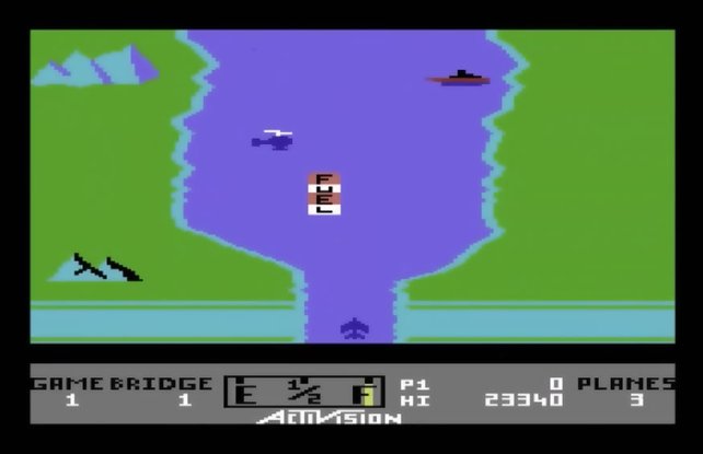 Ein Pixelflugzeug fliegt über einen Fluss. Na logisch, dass das jugendgefährdend ist!