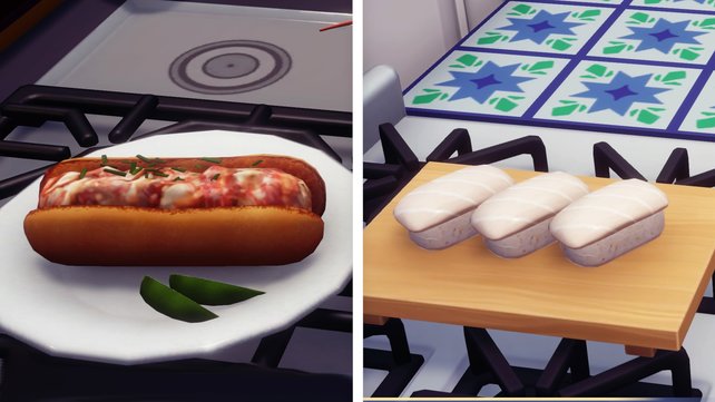 In "Magische Momente" müsst ihr Hummerbrötchen und Sushi zubereiten (Quelle: Screenshot spieletipps).