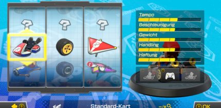 Mario Kart 8 Deluxe: Alle Fahrzeugteile