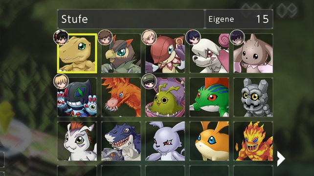 „Alle unter einem Dach“ – In Digimon Survive könnt ihr 117 verschiedene Monster sammeln. (Bildquelle: Screenshot spieletipps)