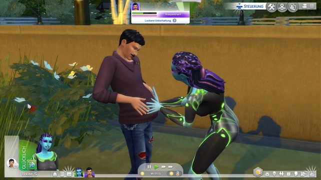 Ja, ihr seht richtig. Auch ein Mann kann schwanger werden - sofern die Frau ein Alien ist.