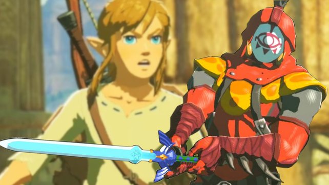 Ein echter Schock für Zelda-Fans! Link ist gar nicht der Auserwählte. (Bild: Nintendo & YouTube/TheBreadPirate)