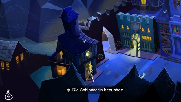 Im Geschäft der Schlosserin wird euch ein passender Schlüssel angefertigt. (Quelle: Screenshot spieletipps.de)