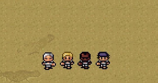 Diese vier Kerle erkennt man auch in einer Pixel-Version sofort.