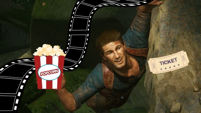 Nathan Drake kehrt zurück: auf die PS5 und im Kino. (Bild: spieletipps / Canva - Fusion Books, Drawcee)