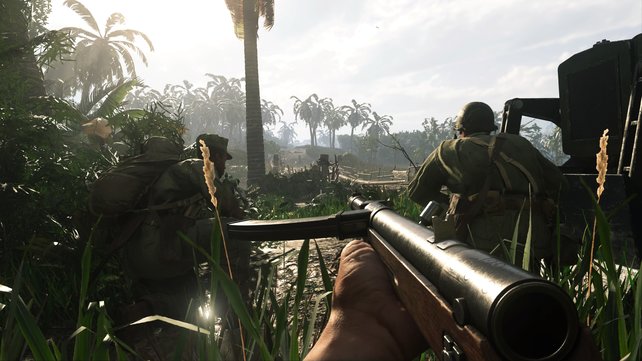 Immerhin optisch und akustisch bewegt sich Call of Duty: Vanguard auf höchstem Niveau.