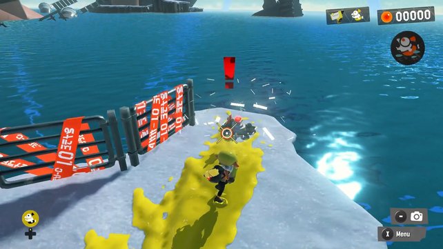 Euer Salmini-Kumpel kann versteckte Sammelobjekte in der Spielwelt ausfindig machen. (Bildquelle: Screenshot spieletipps)