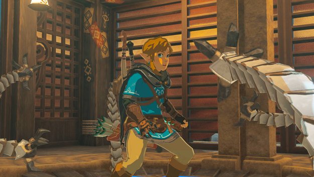 In hektischen Momenten kann es mit dieser Bedienung in Tears of the Kingdom schwerfällig werden. (Bild: Nintendo)