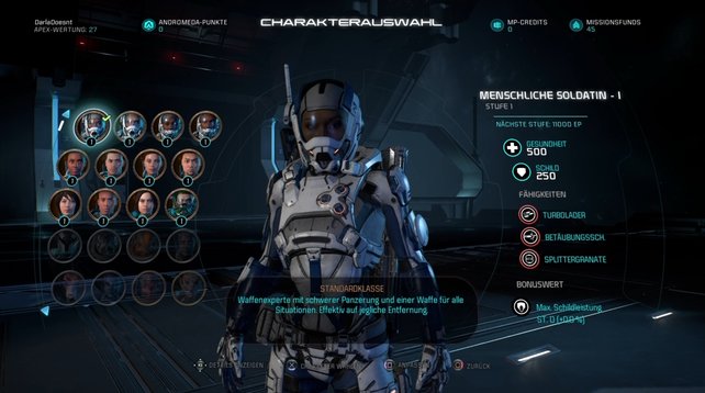 Im Multiplayer von Mass Effect - Andromeda seid ihr nicht an einen Charakter gebunden.