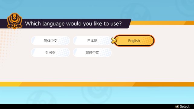 Beim Spielstart von Pokémon Unite stehen euch diese Sprachen zur Auswahl. Lässt es sich dennoch auf Deutsch spielen?