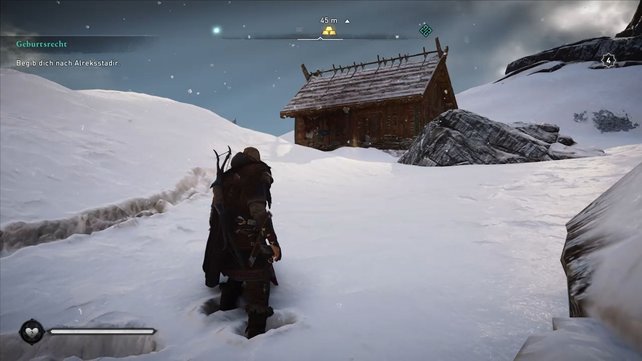 Die Hütte befindet sich in Norwegen, westlich von Fornberg.