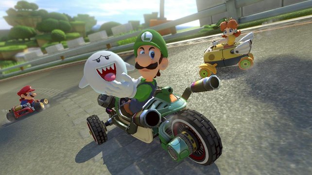 Läuft auch ohne Battle-Modus: Mario Kart 8 Deluxe.