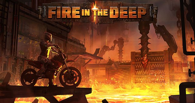 In Fire in the Deep geht es in Trials Fusion heiß her.