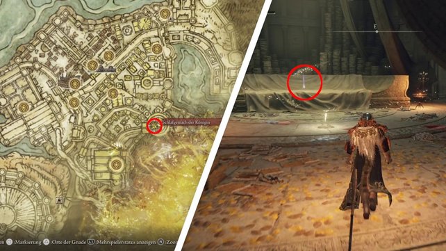 Ihr erreicht diesen Ort der Gnade vor dem Bosskampf gegen Morgott. (Quelle: Screenshot spieletipps)