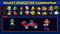 Mario Kart Double Dash: Freischaltbares: Charaktere, Karts und Strecken